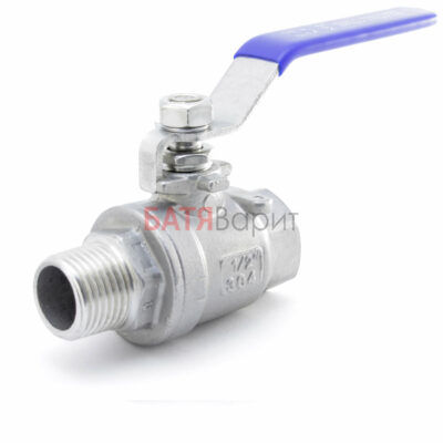 Шаровый кран из нержавеющей стали 1/2" (ВР-НР)