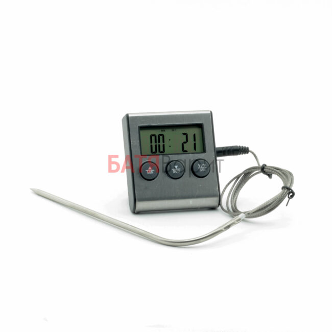 Термометр с проводным термосенсором и звуковым сигналом