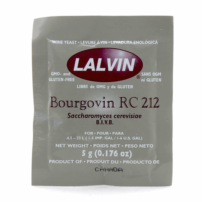 Винные дрожжи Lalvin Bourgovin RC212 , 5г