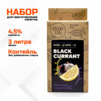 Black Currant (черная смородина) коктейль СамоЛаб, набор для слабоалкогольного напитка
